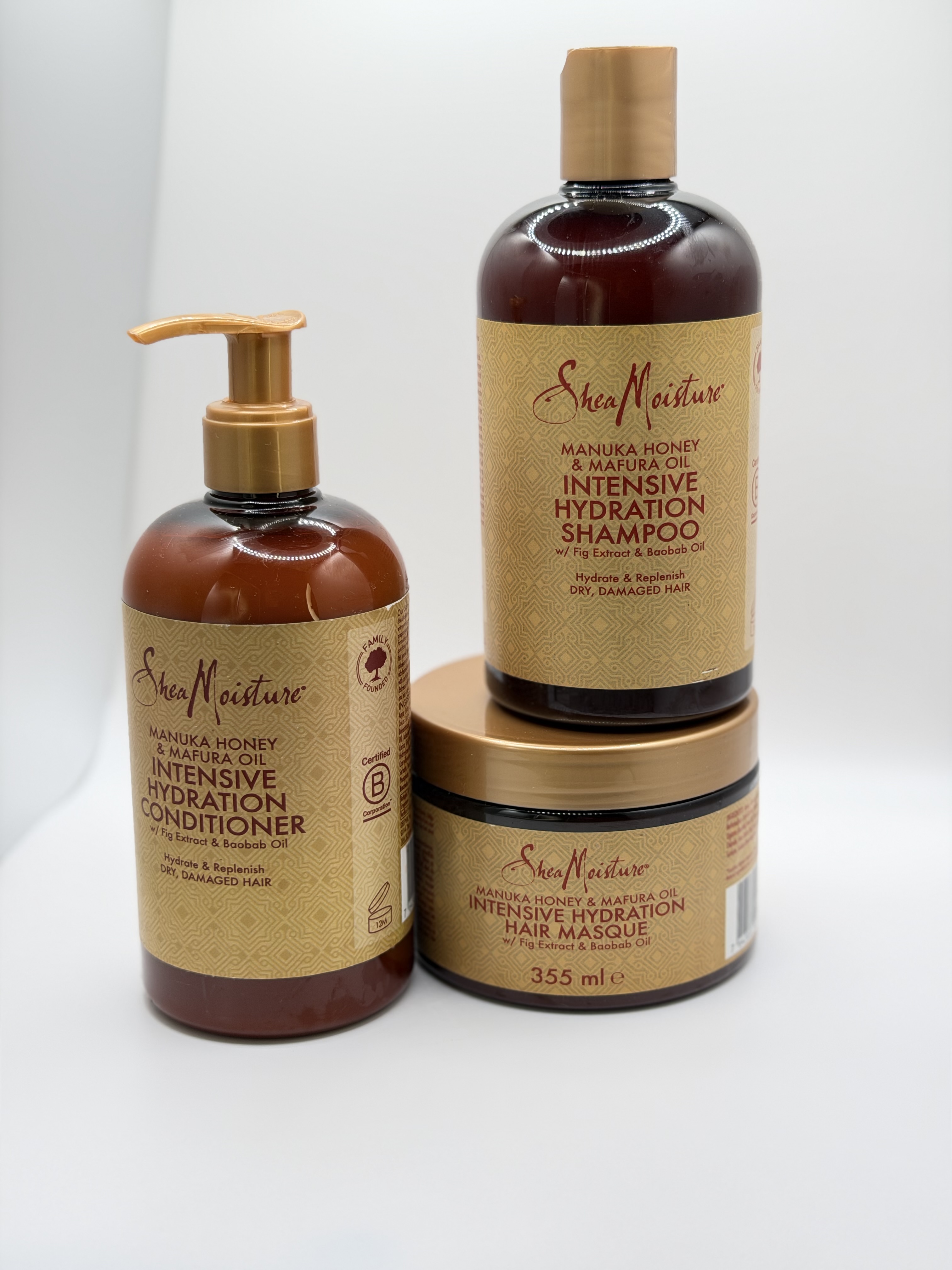 Royaume Uni (Originale) SheaMoisture Manuka Honey & Mafura Oil – Soins Hydratants Intenses